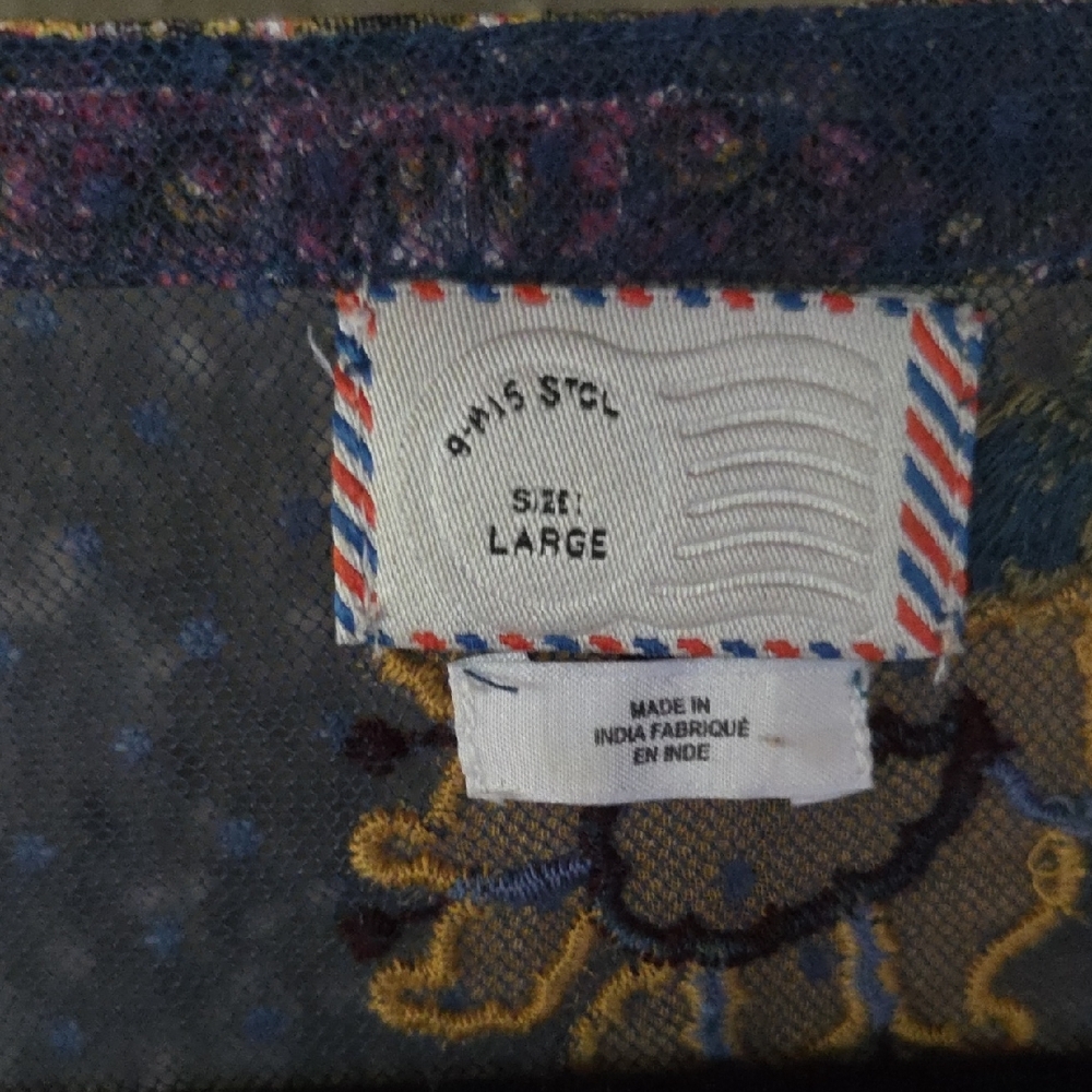 Anthropologie Multicolor Floral Blouse - Picture 2 of 3